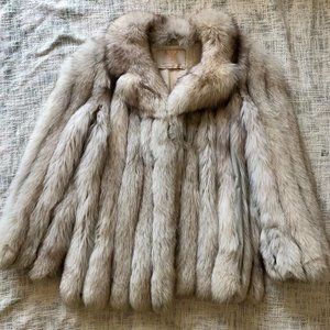 vintage 1960s fur coat